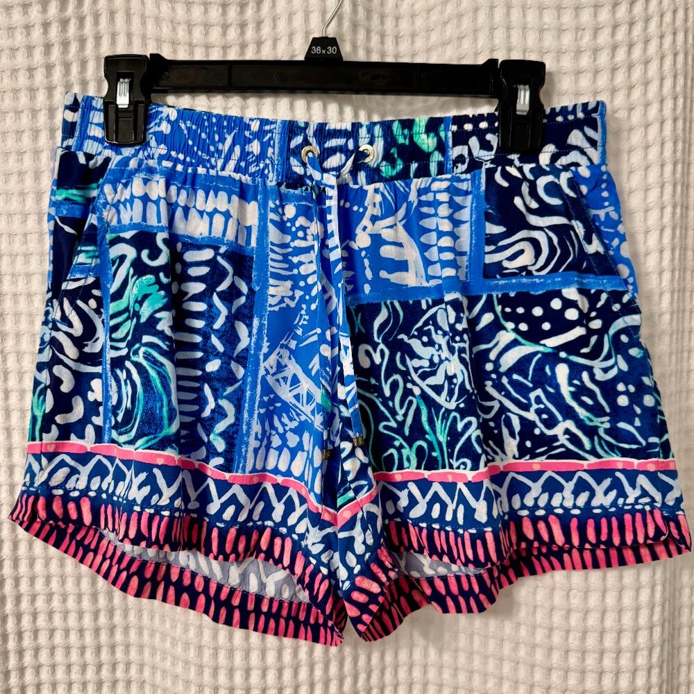 Lilly Pulitzer Katia Drawstring Shorts Size Small